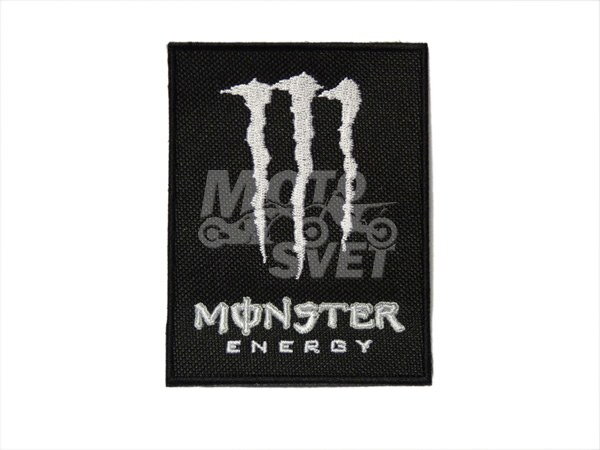 Nášivka MONSTER ENERGY biela