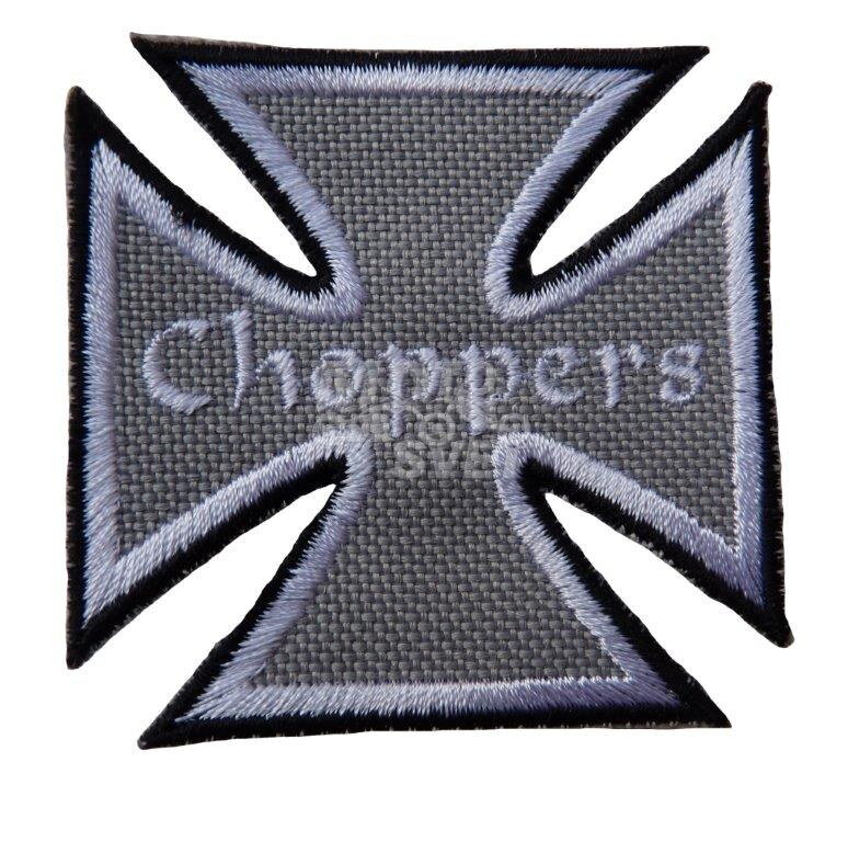 Nášivka Choppers malá sivá