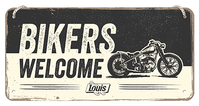 Parkovacia tabuľka Bikers Welcome Parkovacia tabuľka Bikers Welcome