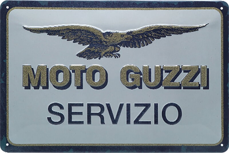 Parkovacia tabuľka Moto Guzzi Servizio Parkovacia tabuľka Moto Guzzi Servizio