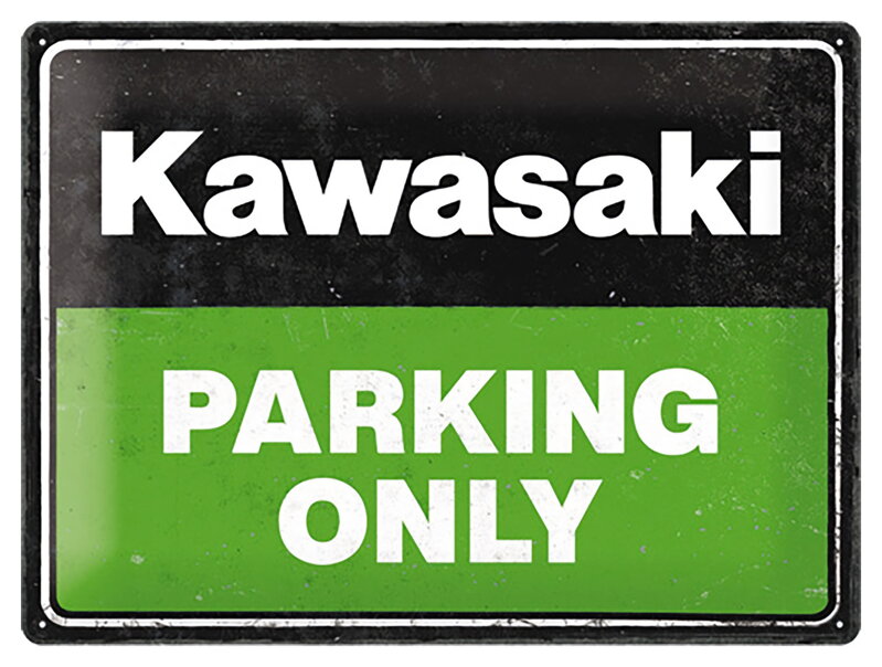 Parkovacia tabuľka KAWASAKI Parking only