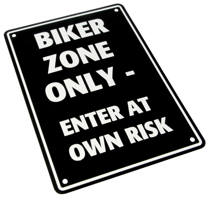 Tabuľka BIKER ZONE ONLY Tabuľka BIKER ZONE ONLY