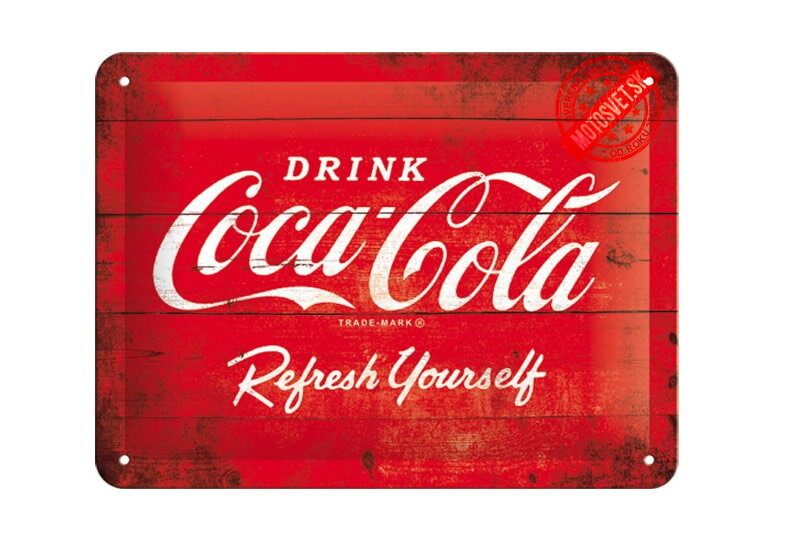 Tabuľka Coca Cola Refresh Yourself