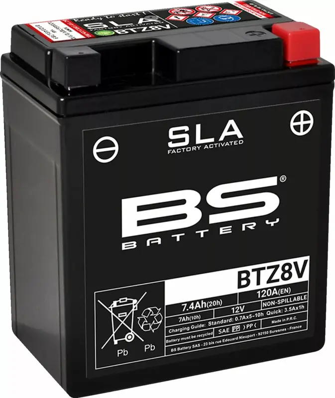 Akumulátor BS-BATTERY BTZ8V Akumulátor BS-BATTERY BTZ8V