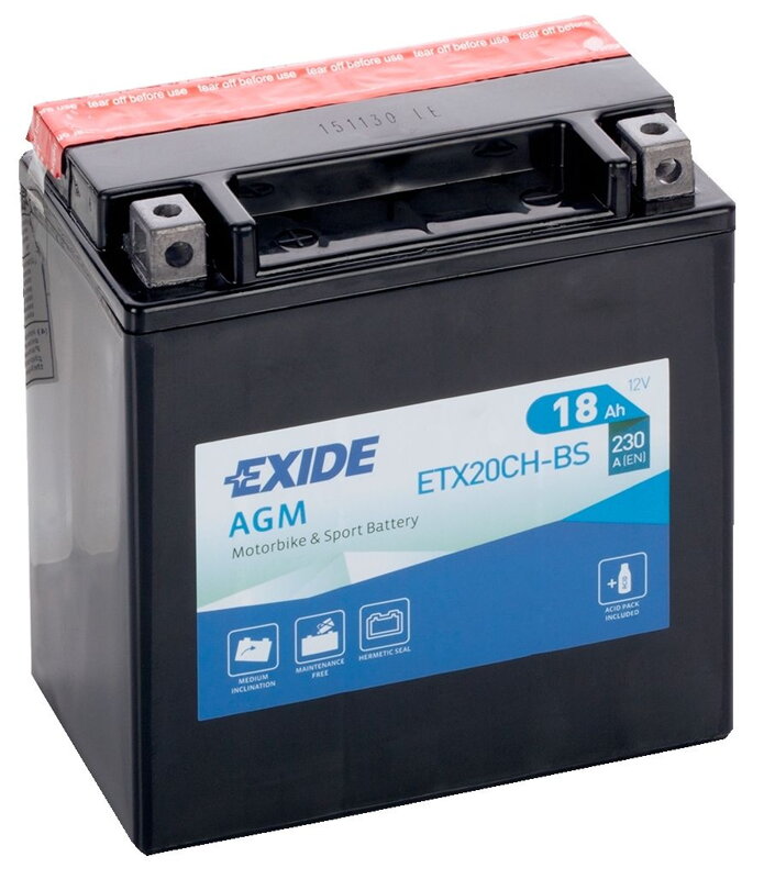 Akumulátor EXIDE YTX20CH-BS