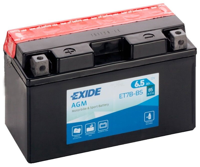 Akumulátor EXIDE YT7B-BS Akumulátor EXIDE YT7B-BS