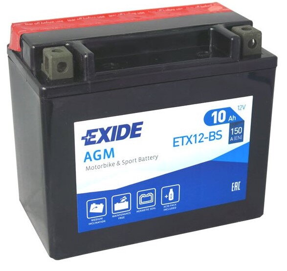 Akumulátor EXIDE YTX12-BS