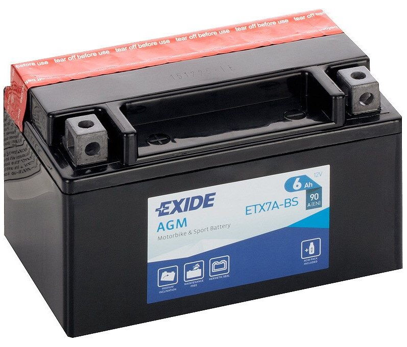 Akumulátor EXIDE YTX7A-BS Akumulátor EXIDE YTX7A-BS