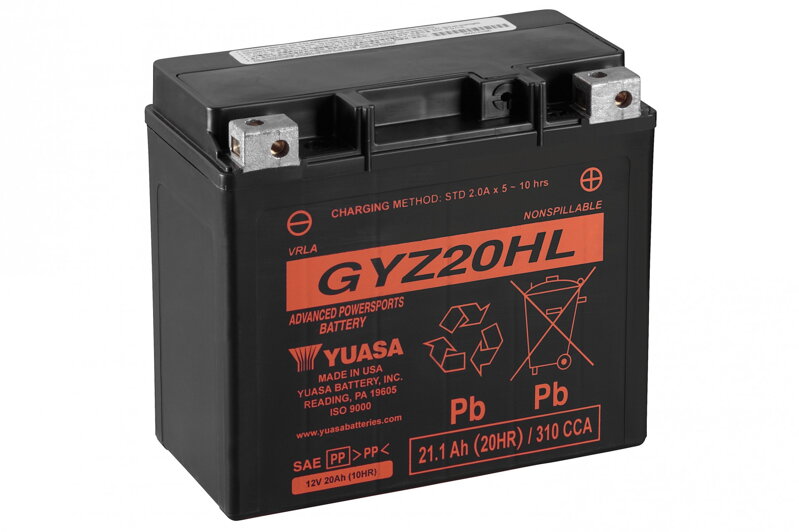 Akumulátor YUASA GYZ20HL Akumulátor YUASA GYZ20HL