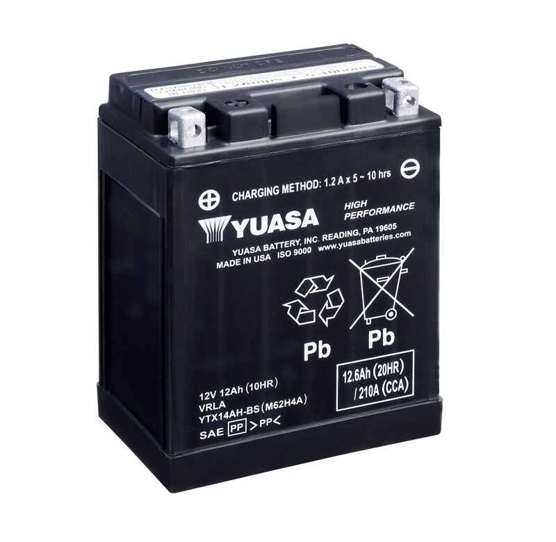 Akumulátor YUASA YTX14AH-BS Akumulátor YUASA YTX14AH-BS