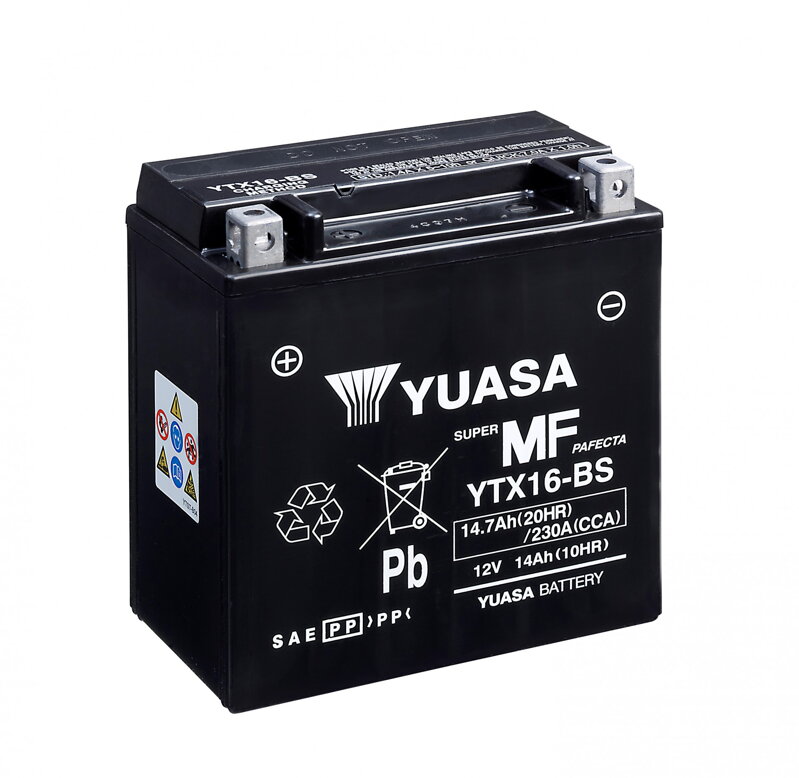 Akumulátor YUASA YTX16-BS Akumulátor YUASA YTX16-BS