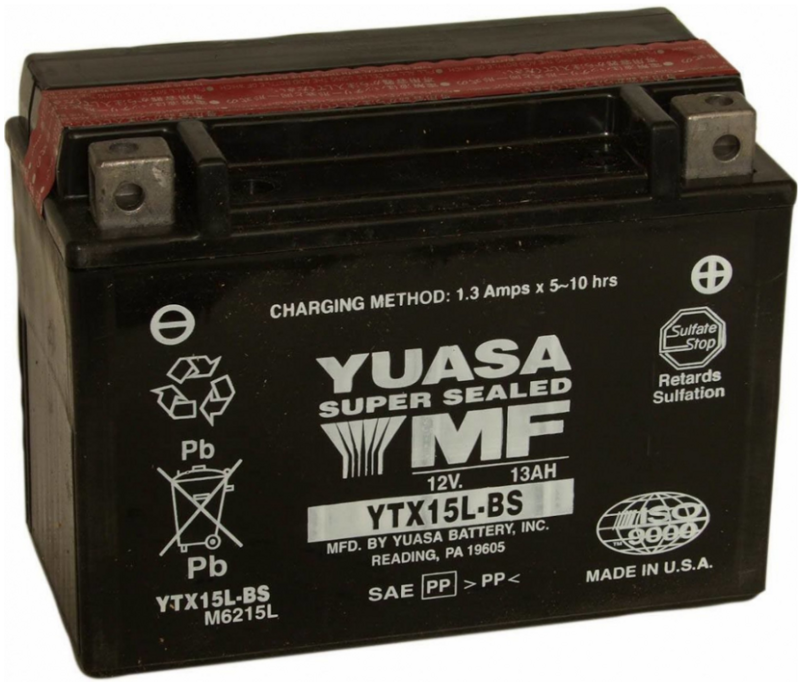 Akumulátor YUASA YTX15L-BS Akumulátor YUASA YTX15L-BS