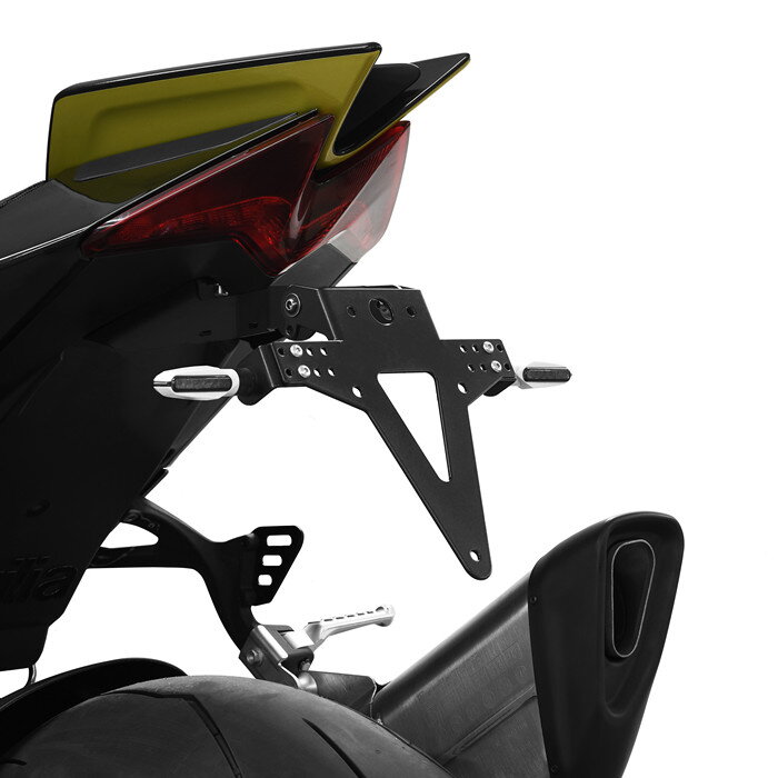Držiak EČV APRILIA RS4 1100 / Tuono V4 21-24 nastaviteľný čierny Držiak EČV APRILIA RS4 1100 / Tuono V4 21-24 nastaviteľný čierny