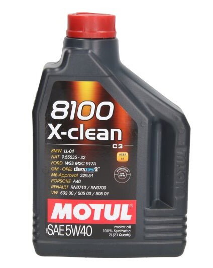 MOTUL 8100 XCLEAN 5W40 2L