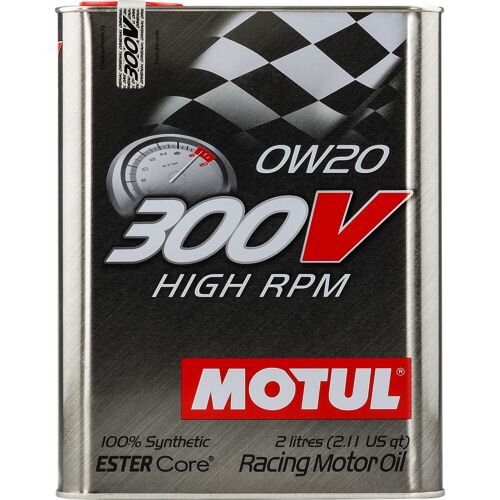 MOTUL 300V HIGH RPM 0W20 2L