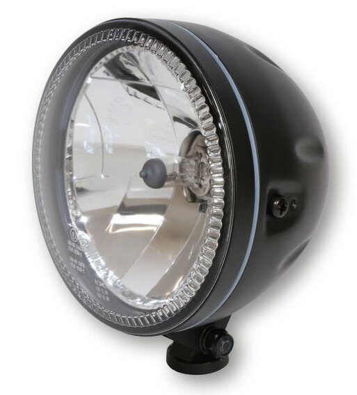 Predné svetlo HIGHSIDER Skyline s LED krúžkom čierne, kus Predné svetlo HIGHSIDER Skyline s LED krúžkom čierne, kus