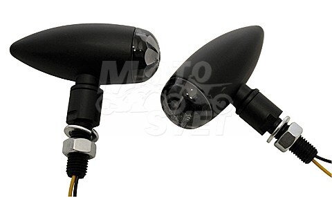LED smerovky MICRO BULLET, čierne, pár LED smerovky MICRO BULLET, čierne, pár