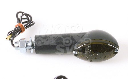 Mini-smerovky CAT EYE, čierne, dymové sklíčka, pár Mini-smerovky CAT EYE, čierne, dymové sklíčka, pár