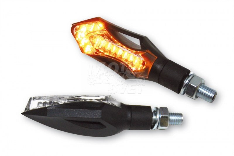 LED smerovky HATCH, čierne, pár LED smerovky HATCH, čierne, pár