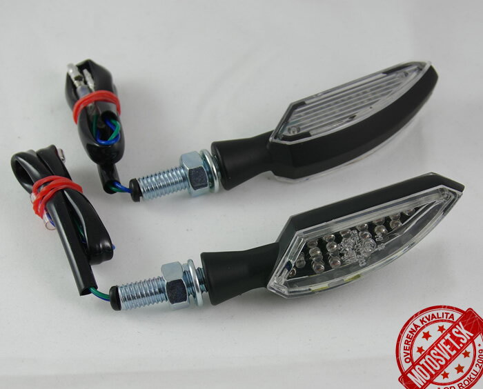 LED smerovky Winker Lamps M10-YG9079-BLK-C