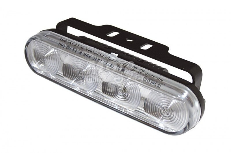LED svetlá pre denné svietenie s 4 Power LED diódami, kus LED svetlá pre denné svietenie s 4 Power LED diódami, kus