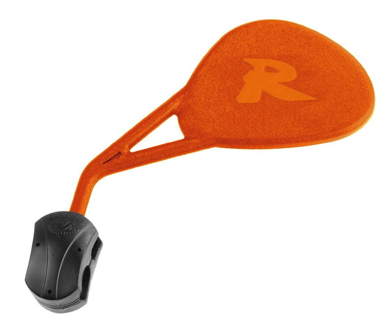 Univerzálne zrkadlo Enduro oranžové ľavé s prírubou Univerzálne zrkadlo Enduro oranžové ľavé s prírubou