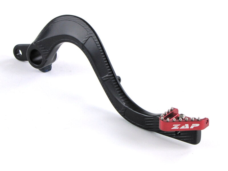 Brzdový pedál ZAP Kawasaki KXF 250/450 06- červený Brzdový pedál ZAP Kawasaki KXF 250/450 06- červený