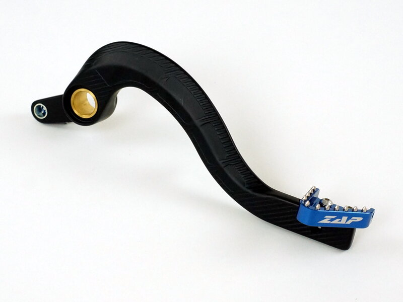 Brzdový pedál ZAP Yamaha YZF 250/450 14- modrý Brzdový pedál ZAP Yamaha YZF 250/450 14- modrý