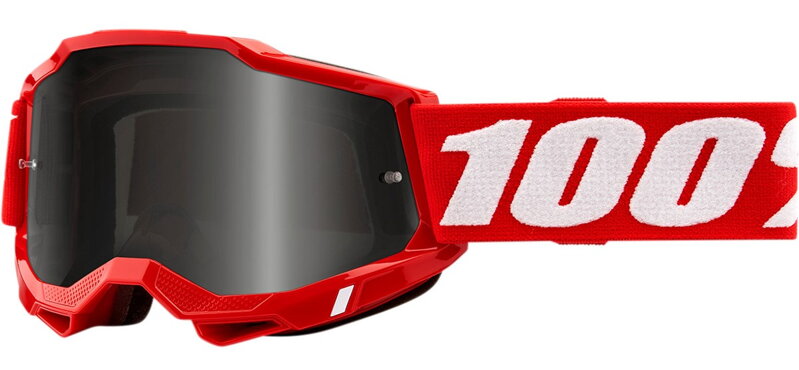Okuliare 100 PERCENT Accuri 2 Sand Neon Red sivé dymové sklíčko
