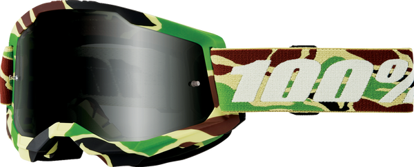 Okuliare 100 PERCENT Strata 2 Sand War Camo tmavé dymové sklíčko Okuliare 100 PERCENT Strata 2 Sand War Camo tmavé dymové sklíčko