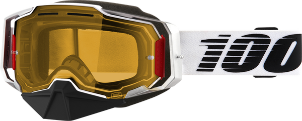 Okuliare 100 PERCENT Armega Snowmobile Lightsaber snežné žlté sklíčko Okuliare 100 PERCENT Armega Snowmobile Lightsaber snežné žlté sklíčko