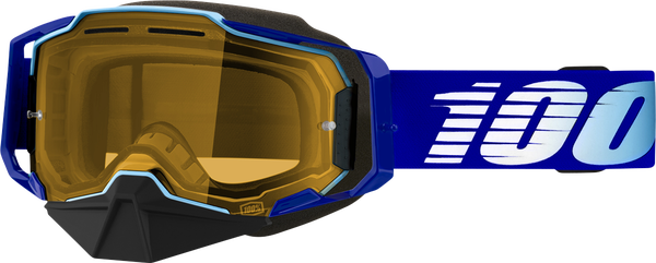 Okuliare 100 PERCENT Armega Snowmobile Royal snežné žlté sklíčko Okuliare 100 PERCENT Armega Snowmobile Royal snežné žlté sklíčko