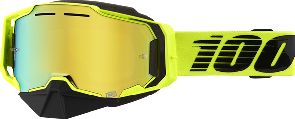 Okuliare 100 PERCENT Armega Snowmobile Nuclear Citrus zlaté zrkadlové sklíčko Okuliare 100 PERCENT Armega Snowmobile Nuclear Citrus zlaté zrkadlové sklíčko