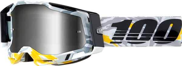 Okuliare 100 PERCENT Racecraft 2 Korb strieborné zrkadlové sklíčko