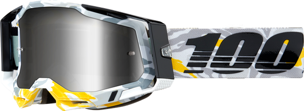 Okuliare 100 PERCENT Racecraft 2 Korb strieborné zrkadlové sklíčko Okuliare 100 PERCENT Racecraft 2 Korb strieborné zrkadlové sklíčko