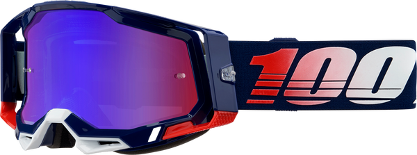 Okuliare 100 PERCENT Racecraft 2 Republic červeno modré zrkadlové sklíčko Okuliare 100 PERCENT Racecraft 2 Republic červeno modré zrkadlové sklíčko