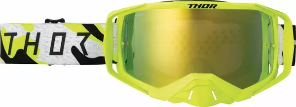 Okuliare THOR Activate Riot žlté fluo so zrkadlovým sklíčkom Okuliare THOR Activate Riot žlté fluo so zrkadlovým sklíčkom