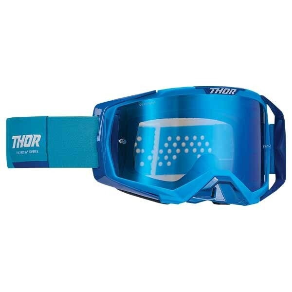 Okuliare THOR Activate modro biele s modrým zrkadlovým sklíčkom Okuliare THOR Activate modro biele s modrým zrkadlovým sklíčkom