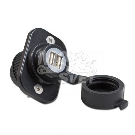 USB zásuvka 12V s montážou na kapotu USB zásuvka 12V s montážou na kapotu