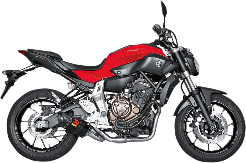 Výfuk so zvodmi AKRAPOVIČ Racing Line pre YAMAHA MT-07, XSR 700, S-Y7R2-AFC