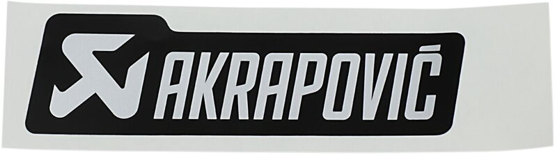 Nálepka AKRAPOVIČ 135 x 40 mm, P-HST4ALMONO
