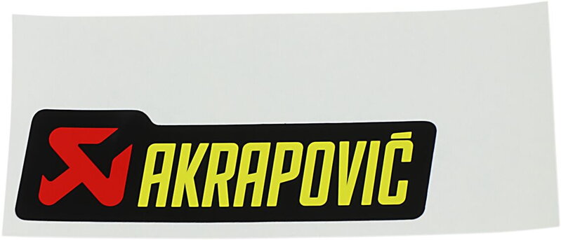 Nálepka AKRAPOVIČ 95 x 30 mm, P-HST12AL