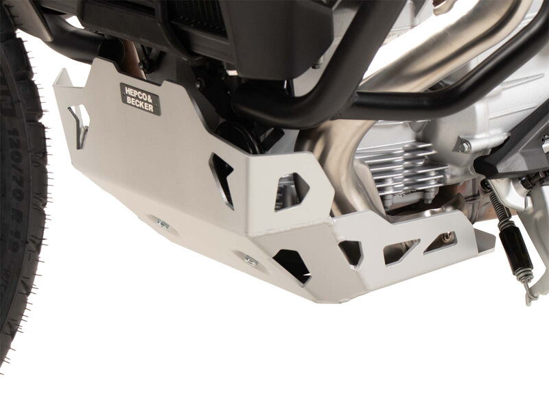 Kryt motora Hepco & Becker strieborný pre MOTO GUZZI Stelvio 2024 - 
