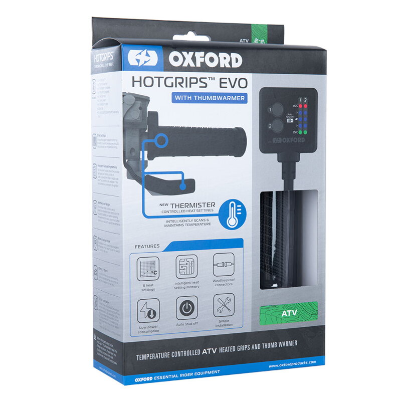 Rukoväte OXFORD EVO ATV vyhrievané s automatickým udržiavaním teploty - 22mm Rukoväte OXFORD EVO ATV vyhrievané s automatickým udržiavaním teploty - 22mm