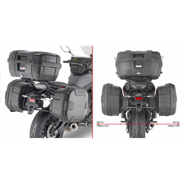 Držiak bočných kufrov GIVI pre YAMAHA TRACER 700 (20-23) PL2148 Držiak bočných kufrov GIVI pre YAMAHA TRACER 700 (20-23) PL2148