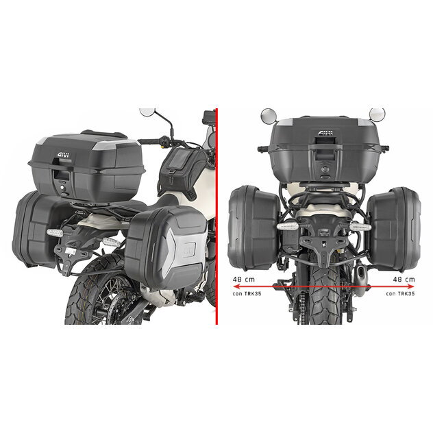 Držiak bočných kufrov GIVI pre ROYAL ENFIELD HIMALAYAN 450 (24) PL9059 Držiak bočných kufrov GIVI pre ROYAL ENFIELD HIMALAYAN 450 (24) PL9059