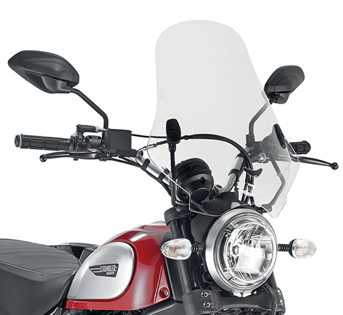 Plexi GIVI 7407A pre DUCATI SCRAMBLER