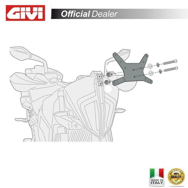 Montážna sada na plexi GIVI 7710DT / 7710D pre KTM 390 ADVENTURE / 790 ADVENTURE/R / 890 ADVENTURE D7711KIT Montážna sada na plexi GIVI 7710DT / 7710D pre KTM 390 ADVENTURE / 790 ADVENTURE/R / 890 ADVENTURE D7711KIT