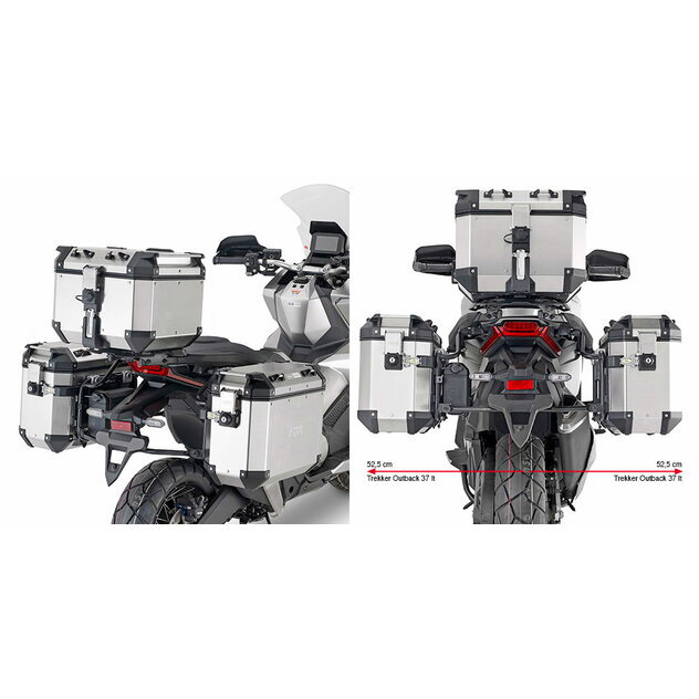 Držiak bočných kufrov pre HONDA X-ADV 750 (21-23) PLO1188CAM Držiak bočných kufrov pre HONDA X-ADV 750 (21-23) PLO1188CAM