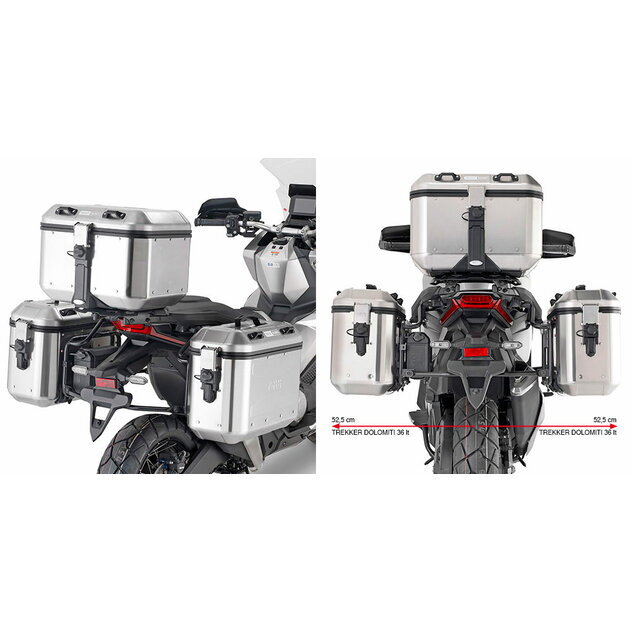 Držiak bočných kufrov GIVI TREKKER OUTBACK PLO1192CAM Držiak bočných kufrov GIVI TREKKER OUTBACK PLO1192CAM